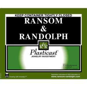 Ransom & Randolph Plasticast , Plasticast , Ransom & Randolph , Investment Powder , 3D Printer Casting powder , 3D Printer